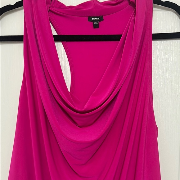 Express Pink Backless Top - Picture 2 of 4